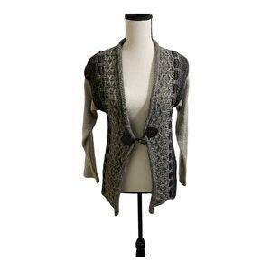 Vanity Italian womens cardigan knit mohair and wool blend. Size medium. …